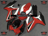 Red, White, Black and Silver Fairing Kit for a 2006 & 2007 Suzuki GSX-R600 motorcycle