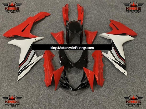 Suzuki GSXR750 (2011-2021) Red, White, Black & Silver Fairings