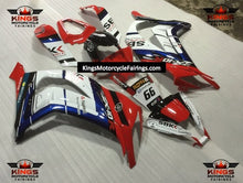 Red, White, Blue and Black Fairing Kit for a 2011, 2012, 2013, 2014 & 2015 Kawasaki Ninja ZX-10R motorcycle