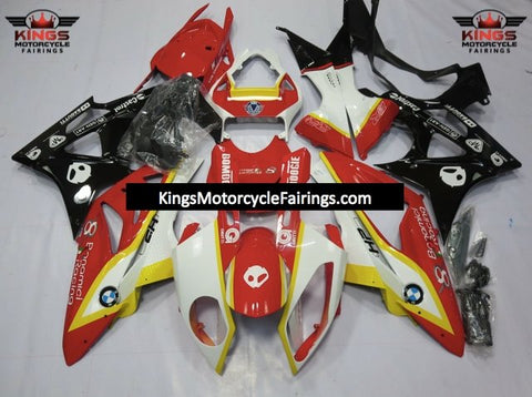 BMW S1000RR (2015-2016) Red, Yellow, White & Black Fairings