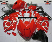 Suzuki GSXR1300 Hayabusa (1999-2007) Red, White & Black Tribal Fairings