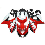 Red, White and Black Fairing Kit for a 2009, 2010, 2011, 2012, 2013, 2014, 2015 & 2016 Suzuki GSX-R1000 motorcycle