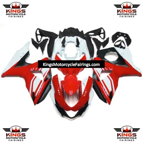 Suzuki GSXR1000 (2009-2016) Red, White & Black Fairings