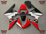 Yamaha YZF-R6 (2005) Red, White & Black Fairings at KingsMotorcycleFairings.com