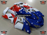 Red, White and Blue American Flag Fairing Kit for a 2006, 2007, 2008, 2009, 2010 & 2011 Kawasaki Ninja ZX-14R motorcycle