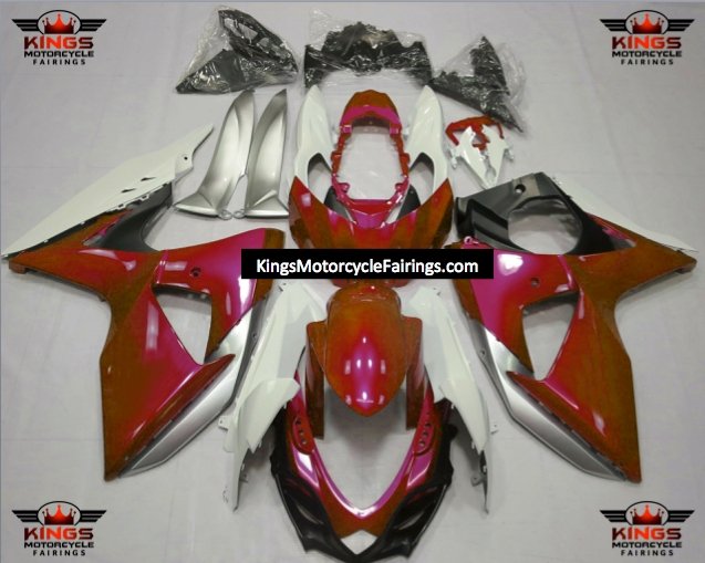 Suzuki GSXR1000 (2009-2016) Red, White & Silver Fairings