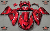 Fairing kit for a Kawasaki Ninja ZX14R (2006-2011) Red