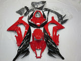 Red and Black Fairing Kit for a 2011, 2012, 2013, 2014 & 2015 Kawasaki Ninja ZX-10R motorcycle