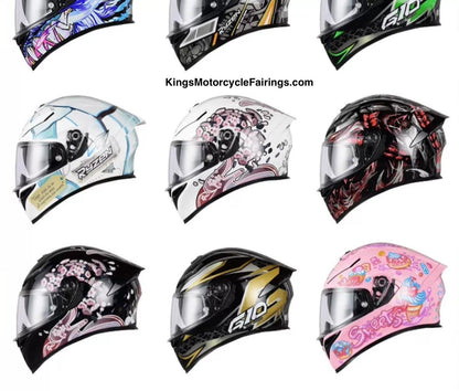 black gear white helmet motorcycle Motorcycle Helmet - Matte Black, Silver, White