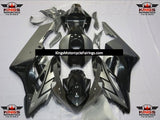 Silver and Black Fairing Kit for a 2004 and 2005 Honda CBR1000RR motorcycle