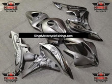 Silver and Black, Gears and Skulls Fairing Kit for a 2007 and 2008 Honda CBR600RR motorcycle