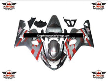 Suzuki GSXR600 (2004-2005) Silver & Red Movistar Fairings