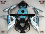 Silver, Blue and Black Fairing Kit for a 2006 & 2007 Honda CBR1000RR motorcycle