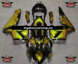 Yellow Limited Design Fairing Kit for a 2003 and 2004 Honda CBR600RR motorcycle