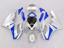 Silver and Blue Fairing Kit for a 2006, 2007 & 2008 Triumph Daytona 675 motorcycle