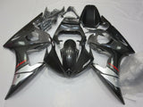 Silver, Dark Silver and Red Fairing Kit for a 2003 & 2004 Yamaha YZF-R6 motorcycle