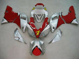 Silver, Red, Yellow and Black Fairing Kit for a 1998 & 1999 Yamaha YZF-R1 motorcycle