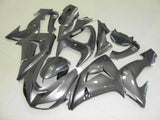 Silver Fairing Kit for a 2006 & 2007 Kawasaki ZX-10R motorcycle