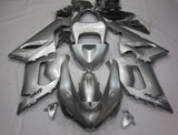 Silver Fairing Kit for a 2005 & 2006 Kawasaki ZX-6R 636 motorcycle