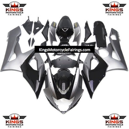 Suzuki GSXR1000 (2005-2006) Silver & Black Fairings