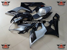 Silver and Black Fairing Kit for a 2005 & 2006 Suzuki GSX-R1000 motorcycle