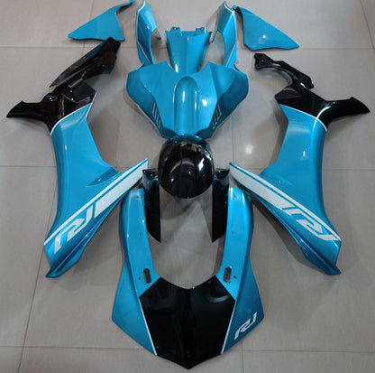Blue, Black and White Fairing Kit for a 2015, 2016, 2017, 2018 & 2019 Yamaha YZF-R1 motorcycle