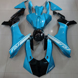 Blue, Black and White Fairing Kit for a 2015, 2016, 2017, 2018 & 2019 Yamaha YZF-R1 motorcycle