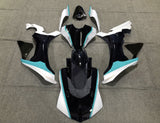 Yamaha YZF-R1 (2015-2019) Black, White & Teal Blue Fairings