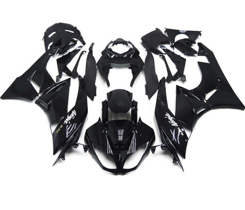 Fairing kit for a Kawasaki Ninja ZX6R 636 (2009-2012) Gloss Black