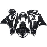 Gloss Black Fairing Kit for a 2009, 2010, 2011 & 2012 Kawasaki Ninja ZX-6R 636 motorcycle