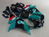 Black, Green, White and Red Fairing Kit for a 2009, 2010 & 2011 Yamaha YZF-R1 motorcycle