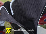 Black, Red & White Speed Leather Motorcycle Boots at KingsMotorcycleFairings.com