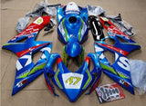 Blue, White, Red and Green #47 Race Fairing Kit for a 2005 & 2006 Suzuki GSX-R1000 motorcycle