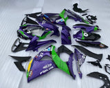 Suzuki GSXR1000 (2009-2016) Purple, Green, Black & Yellow #01 Fairings