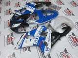 Suzuki GSXR1000 (2000-2002) Blue, White, Black & Dark Blue Fairings at KingsMotorcycleFairings.com