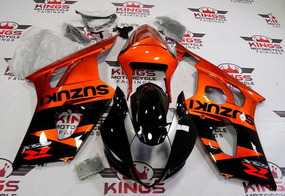 Suzuki GSXR1000 (2003-2004) Black & Orange Fairings