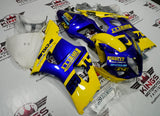 Suzuki GSXR1000 (2003-2004) Yellow & Blue Pirelli Fairings at KingsMotocycleFairings.com