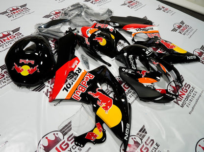 Suzuki GSXR1000 (2005-2006) Black Repsol Red Bull Fairings at KingsMotorcycleFairings.com