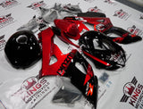 Suzuki GSXR1000 (2005-2006) Black & Candy Apple Red Fairings at KingsMotorcycleFairings.com