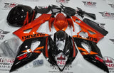 Suzuki GSXR1000 (2005-2006) Black & Candy Orange Fairings at KingsMotorcycleFairings.com.
