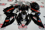 Suzuki GSXR1000 Fairing kit (2005-2006) Black, Red at KingsMotorcycleFairings.com