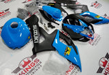 Suzuki GSXR1000 (2005-2006) Blue, Matte Black & Yellow Fairings