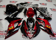 Suzuki GSXR1000 (2005-2006) Candy Apple Red & Black Fairings