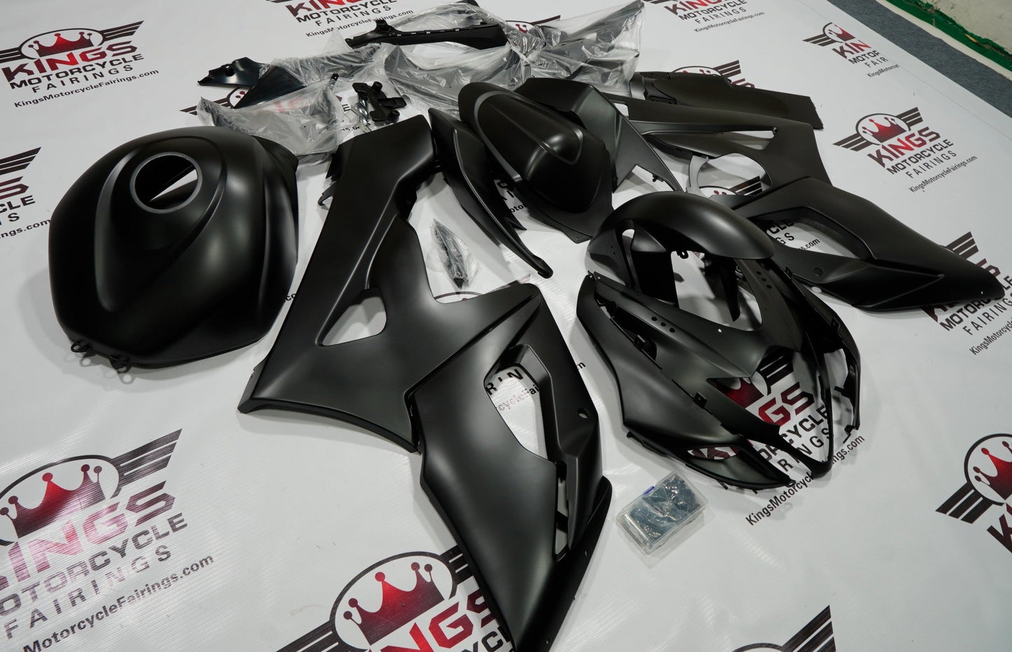 Suzuki GSXR1000 (2005-2006) Matte Black Fairings at KingsMotorcycleFairings.com