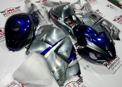 Suzuki Hayabusa (1999-2007) Dark Blue, Silver Fairings