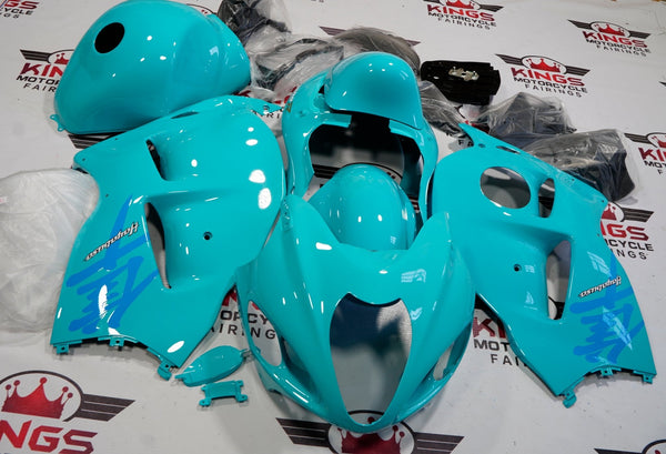 Suzuki GSXR1300 Hayabusa (1999-2007) Light Blue & Blue Fairings
