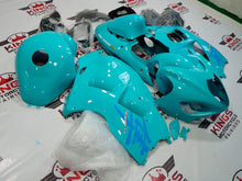 Light Blue and Blue Fairing Kit for a 1999, 2000, 2001, 2002, 2003, 2004, 2005, 2006, & 2007 Suzuki GSX-R1300 Hayabusa motorcycle
