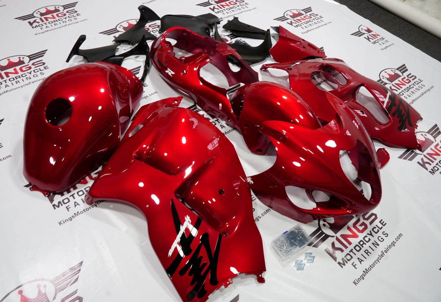 Suzuki GSXR1300 Hayabusa (1999-2007) Red Fairings at KingsMotorcycleFairings.com
