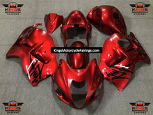 Suzuki GSXR1300 Hayabusa (1999-2007) Red, Black & White Fairings at KingsMotorcycleFairings.com