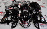 Suzuki GSX1300R Hayabusa Fairings (2008-2020) Black, Chrome at KingsMotorcycleFairings.com